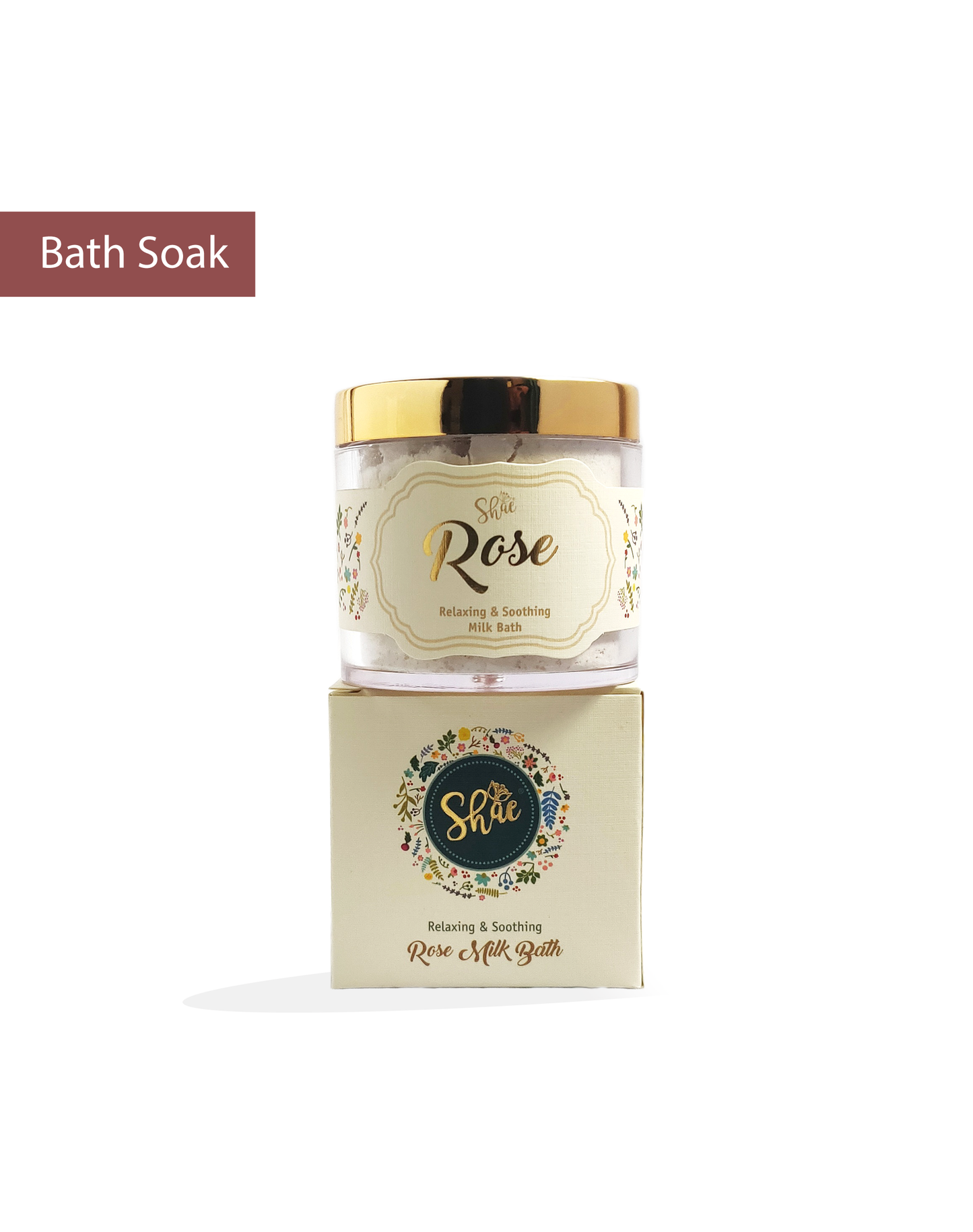 Rose Milk Bath Soak by Shae (75 gm) - Shae