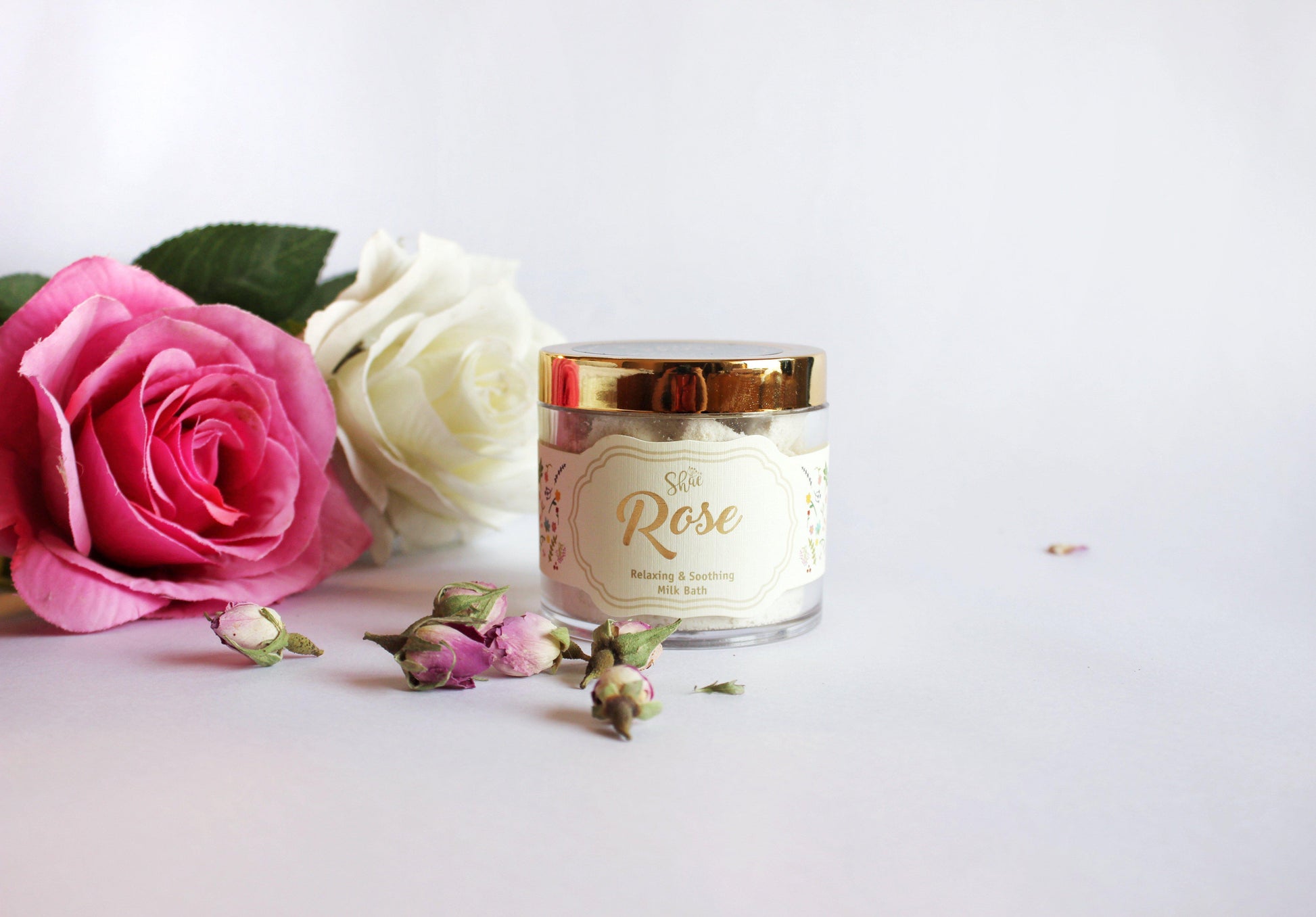 Spa Gift Kit by Shae | Rose Milk Bath & Cinnamon Massage Bar - Shae
