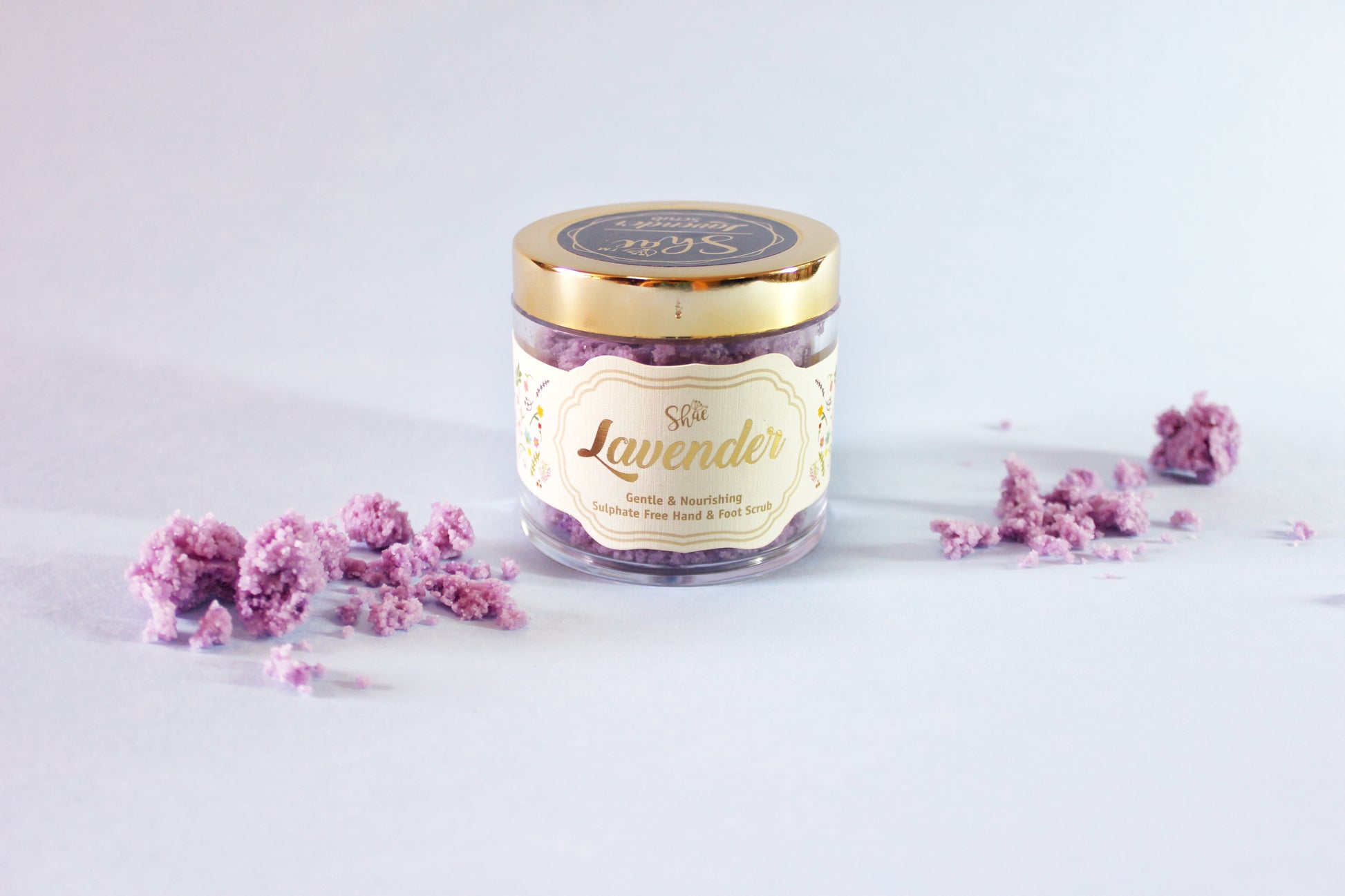Shae Tips and Toes Combo - Lavender Hand and Foot Scrub & Honeycomb Healing Salve - Shae
