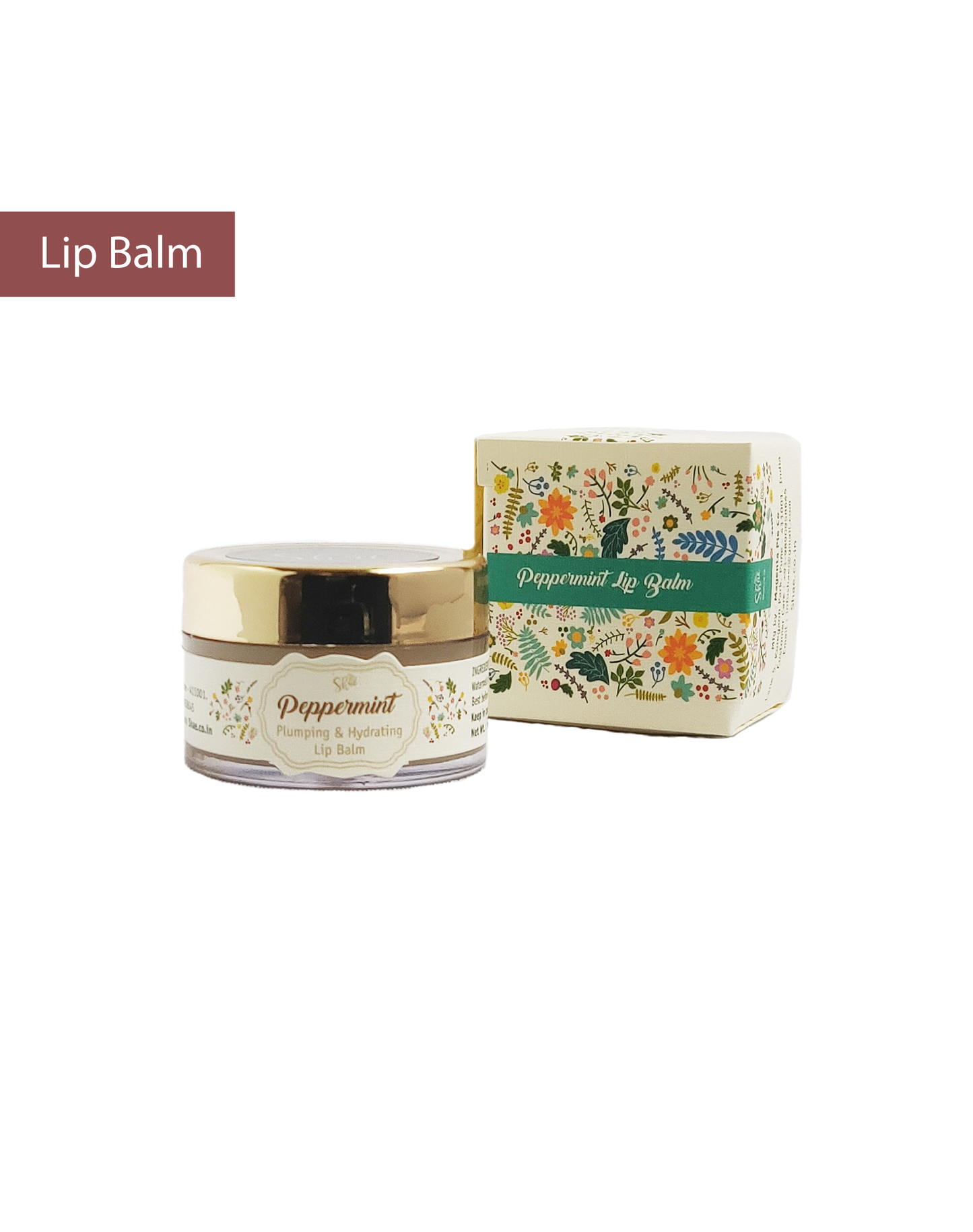 Peppermint Hydrating and Plumping Lip balm (15 gm) - Shae